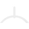 Ekena Millwork Archdale Architectural Grade PVC Gable Bracket, 60"W x 35"H x 2"D x 4"F, 14/12 Pitch GBP060X35X0204ARC00 - alternate 5